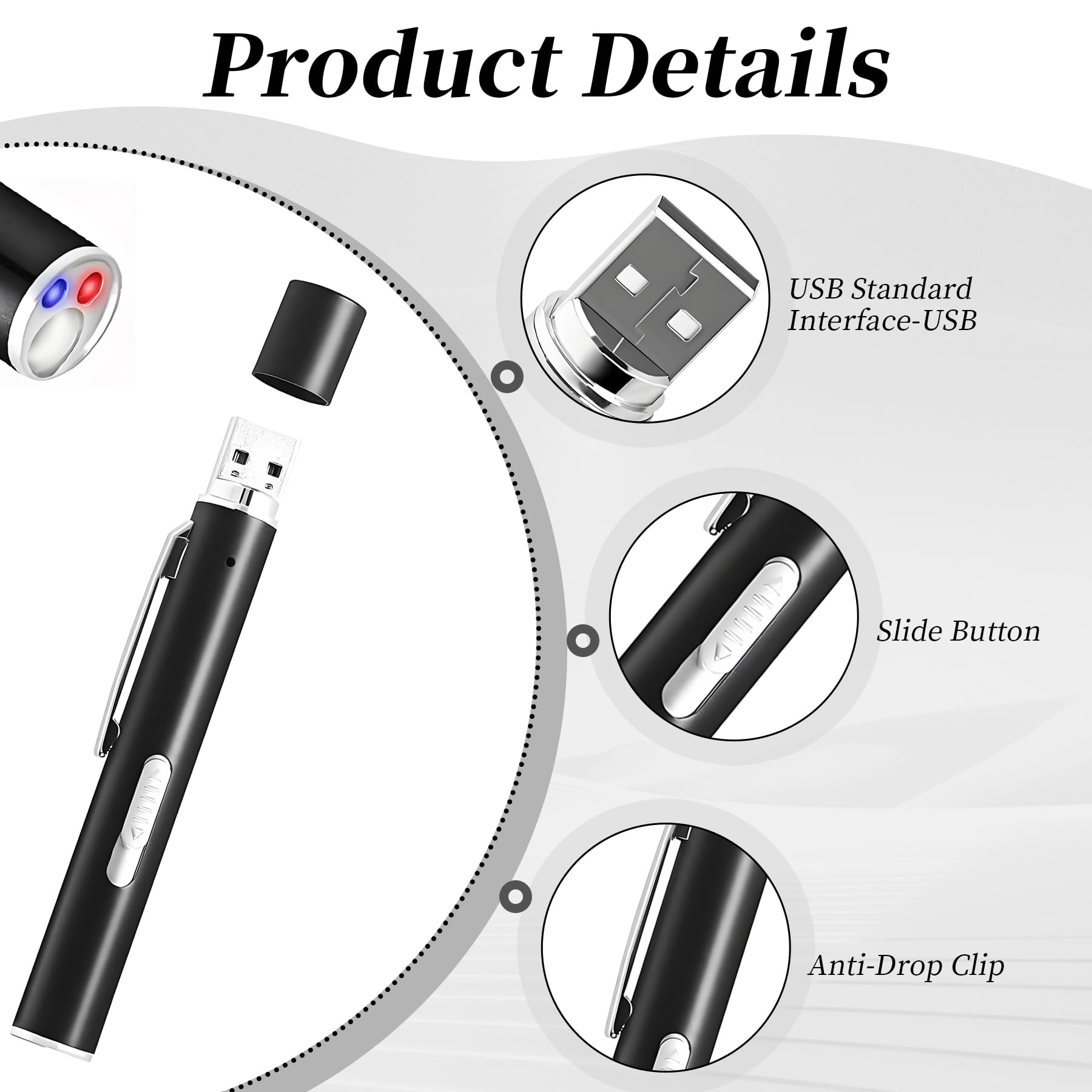Jouets pour Chats,Jouets Interactifs pour Chats Et Chiens,Jouet Rechargeable par USB avec 3 Modes Réglables(V9)