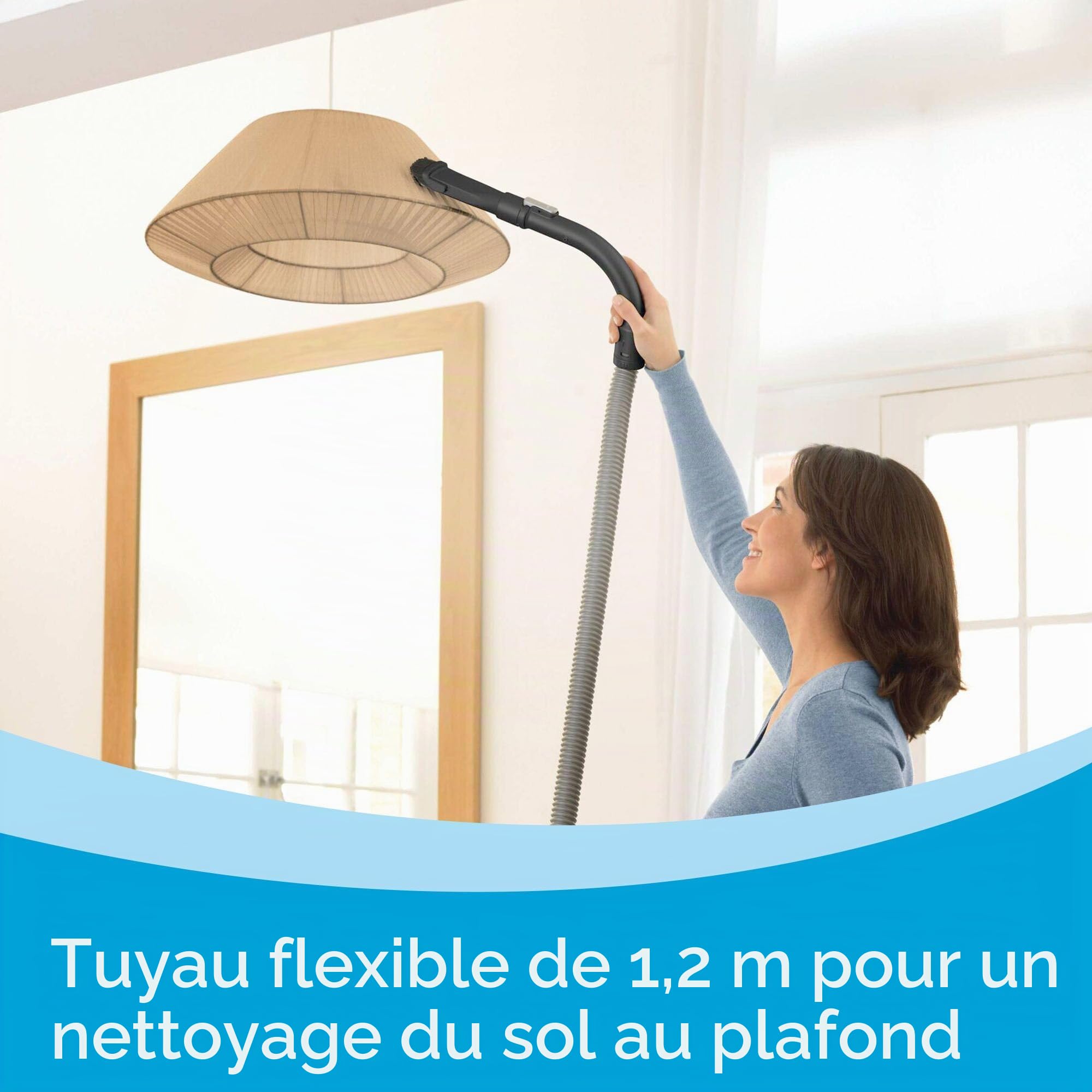 Black + Decker Aspirateur Flexible au Lithium BDH2020FL 20 V Max avec Brosse à Poils d'animaux – sans Fil