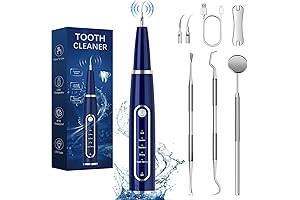 Teeth Cleaning Kit: Plaque Remover, Tartar Cleaner for Home