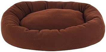 Fluffy's Luxurious Brown Soft Dog/Cat Bed Polyster Filled(Export Quality)- Small