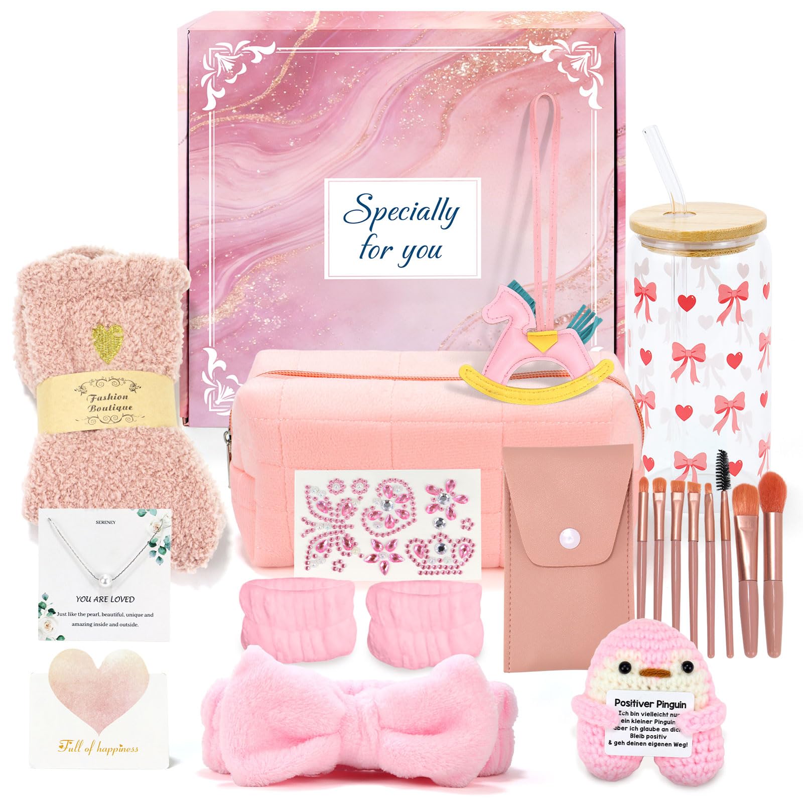 Regalo per Ragazze di 9, 10, 11, 12, 13, 14, 15 Anni, Regalo Compleanno o San Valentino, Idea Regalo per Migliore Amica, Sorella o Collega, Set Regali Donna e Bambina
