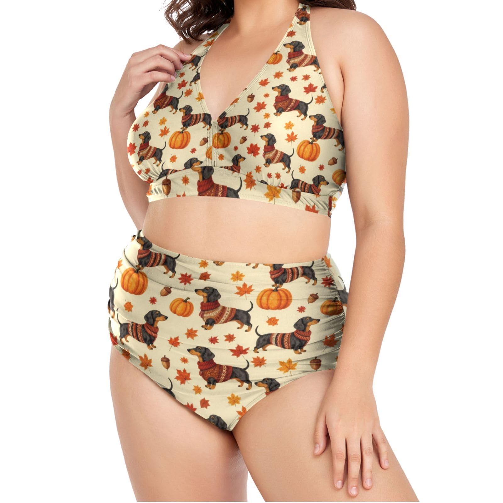 FRODOTGV Stroje kąpielowe damskie plus size L-4XL