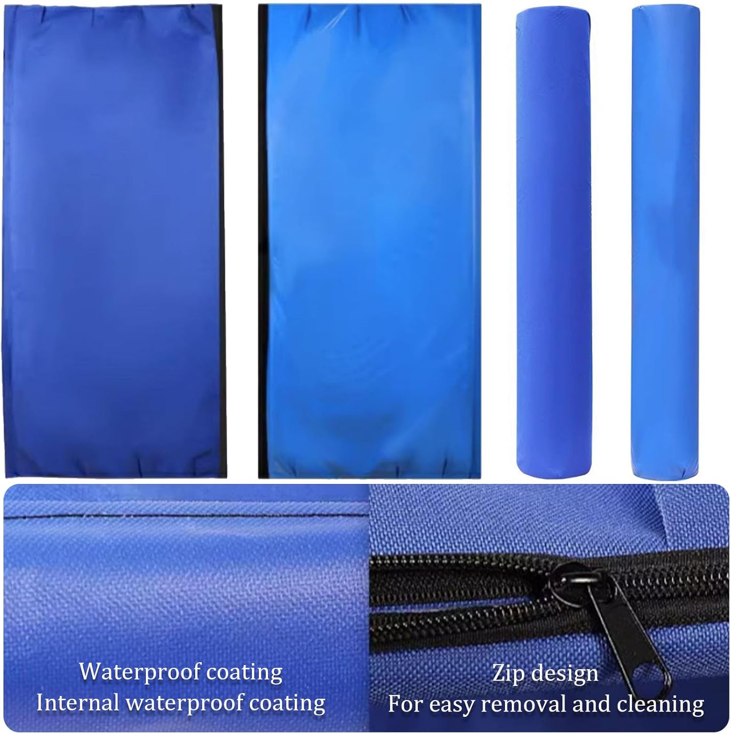 Heavy Duty Safety Pole Pads Basketball Hoop Padding Canvas +Leather Style Thickened Pearl Cotton Suitable for Basketball Courts and Gyms