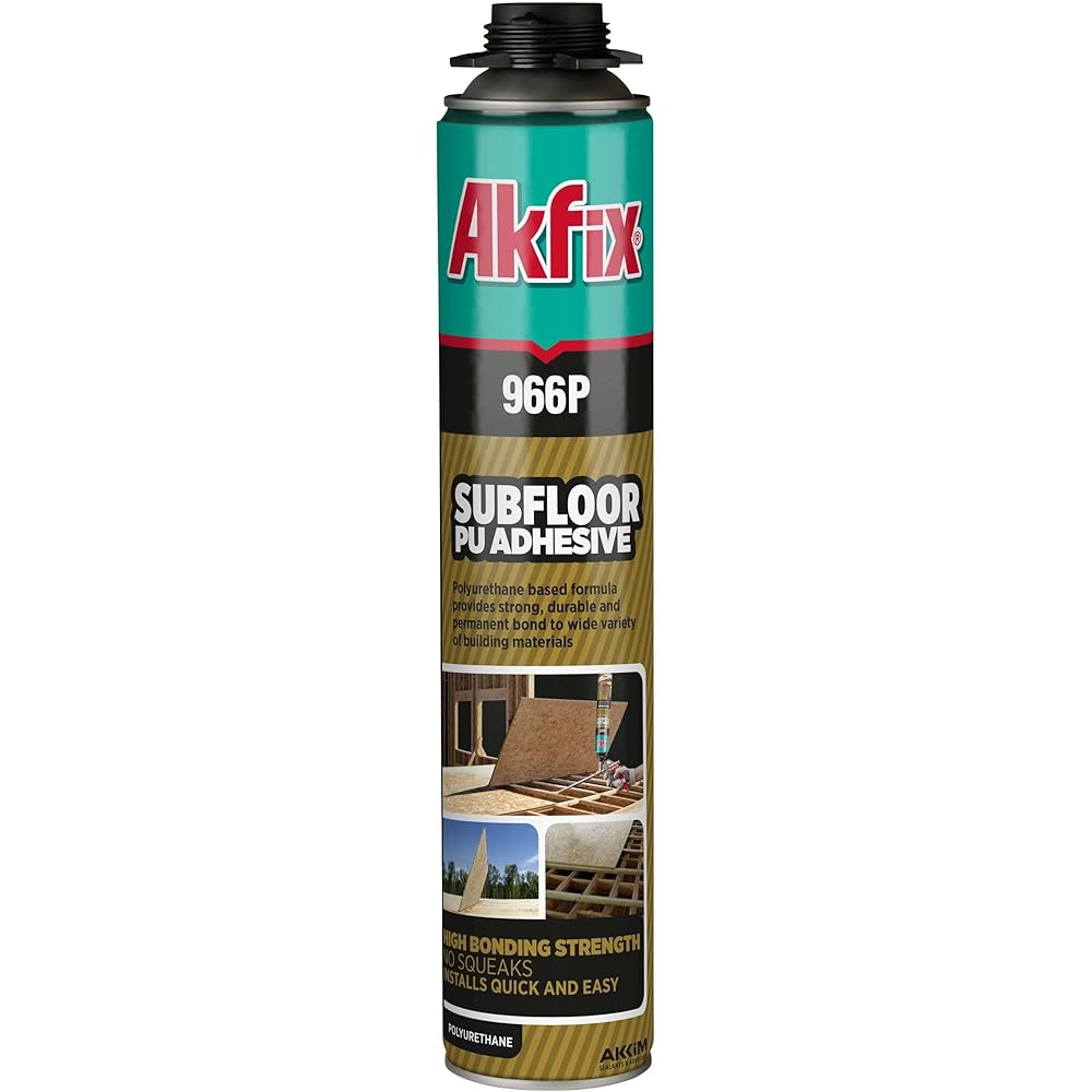 4/mo Finance Akfix 966P Subfloor Adhesive Polyurethane Foam Floor