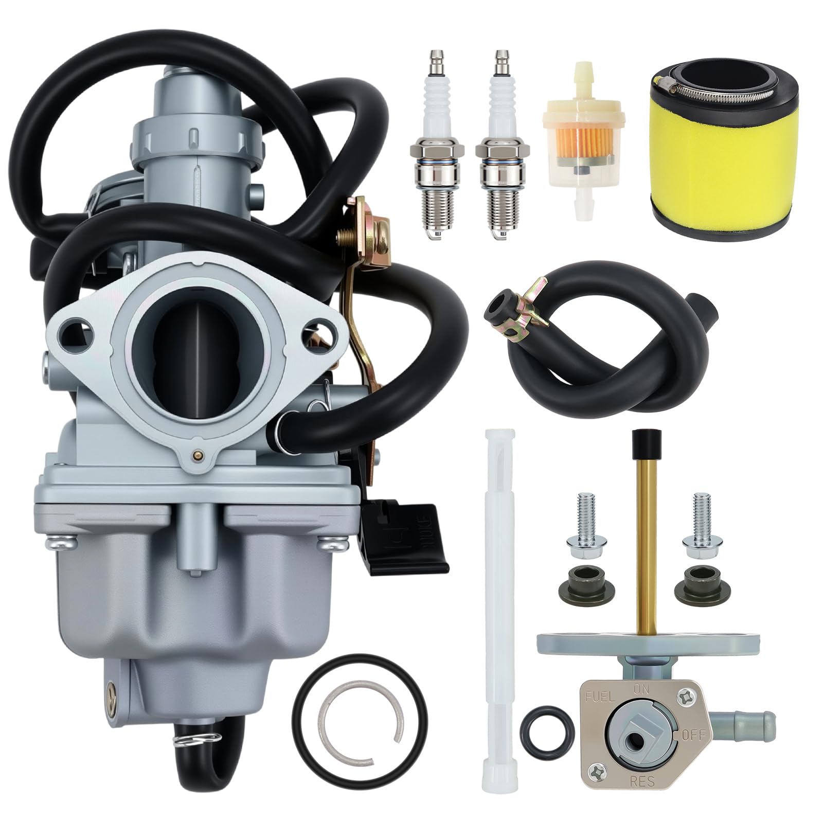 Carburetor Compatible with Honda TRX 250 Recon 250 TRX250TE TRX250TM 1997-2001 2002-2007 with Air Filter