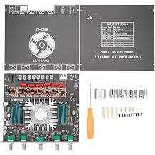 XY S350H 220Wx2 350W 2.1 Channel Bluetooth Power Amplifier Board with TPA3255 HiFi Chip Wide Voltage Input 18V38V for Home Theater System and Professional Audio Setup