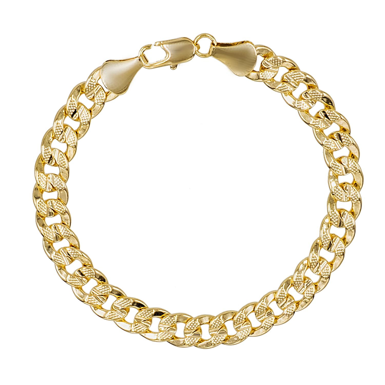 Shining Jewel Fashionable Gold Plated Cuban Link Bracelet For Men (SJ_3576) (B0CV7YC6VC) Amazon Price History, Amazon Price Tracker