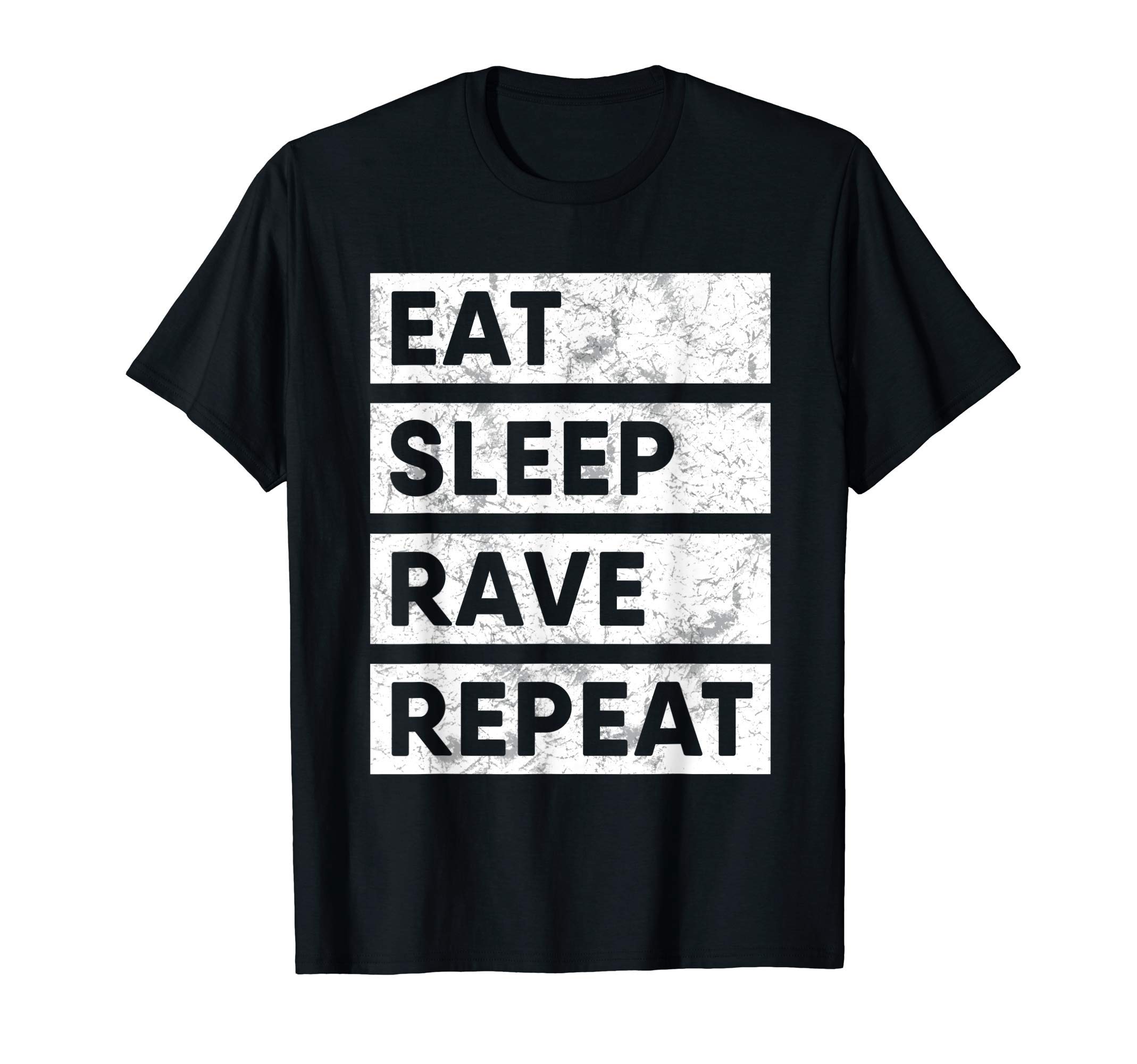 EDM Rave ApparelEat Sleep Rave Repeat EDM T-ShirtOEKO-TEX STANDARD 100