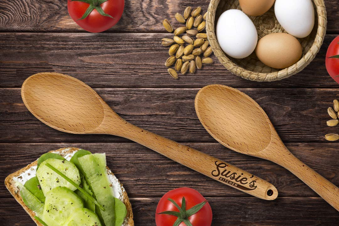 Personalized Wooden Spoon, Engraved Wooden Spoon