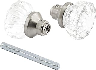 Prime-Line E 28315 Mortise Style Fluted Glass Door Knobs - Perfect for R...