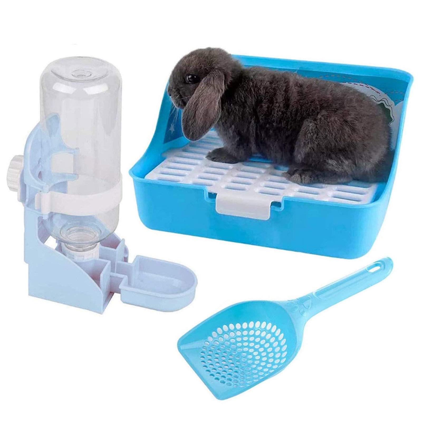 Buy Rabbit Litter Box Bunny Water Bottle,Small Animal Litter Cage Potty