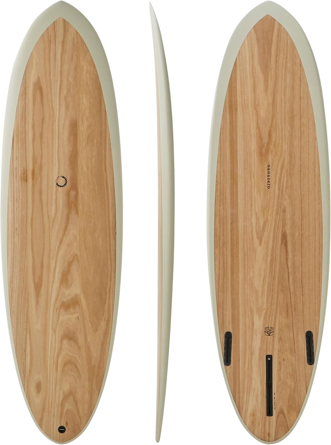 Wood Skin Surfboard Mid Length MID01, Durable and Light-Weight Structure