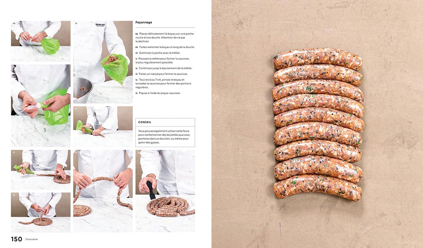 Charcuterie, Leçons en pas à pas