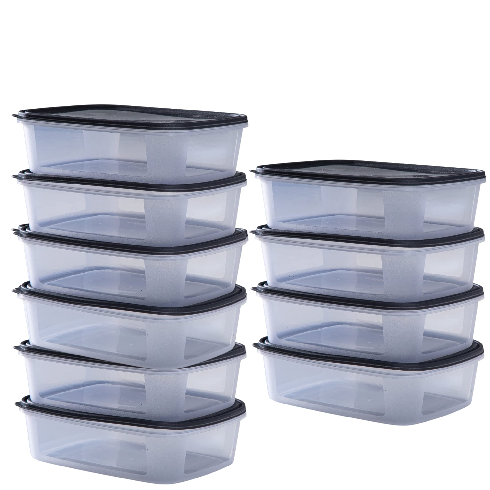 Checkmart Snap-On Airtight Lid 1000ml (1 Litre) Food Storage Container - Leakproof Microwave Freezer Dishwasher Safe (30)