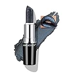 Anglicolor Glitter Halloween Black Lipstick,High Impact Lipcolor,Lightweight Hydrating Formula Smooth and Non-Sticky,Metallic Lipstick For Women,Full-Coverage Lip Color (08 MYSTICISM, 4g)