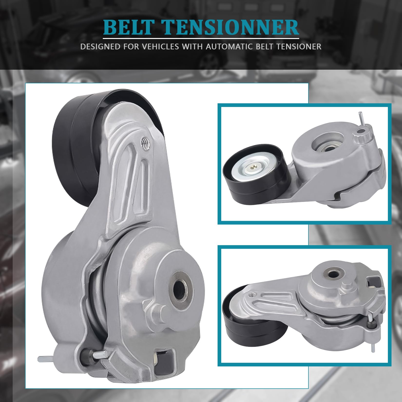 Amazon.com: IRONTEK 6422001370 Belt Tensioner Pulley Assembly fit 