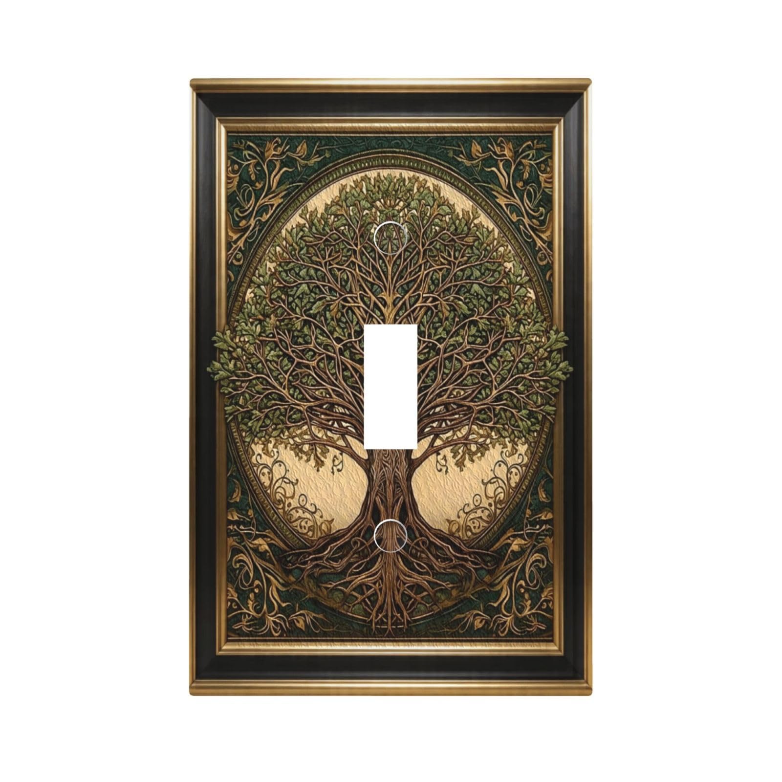 Cubiertas decorativas para interruptores de luz de palanca única y placas de pared