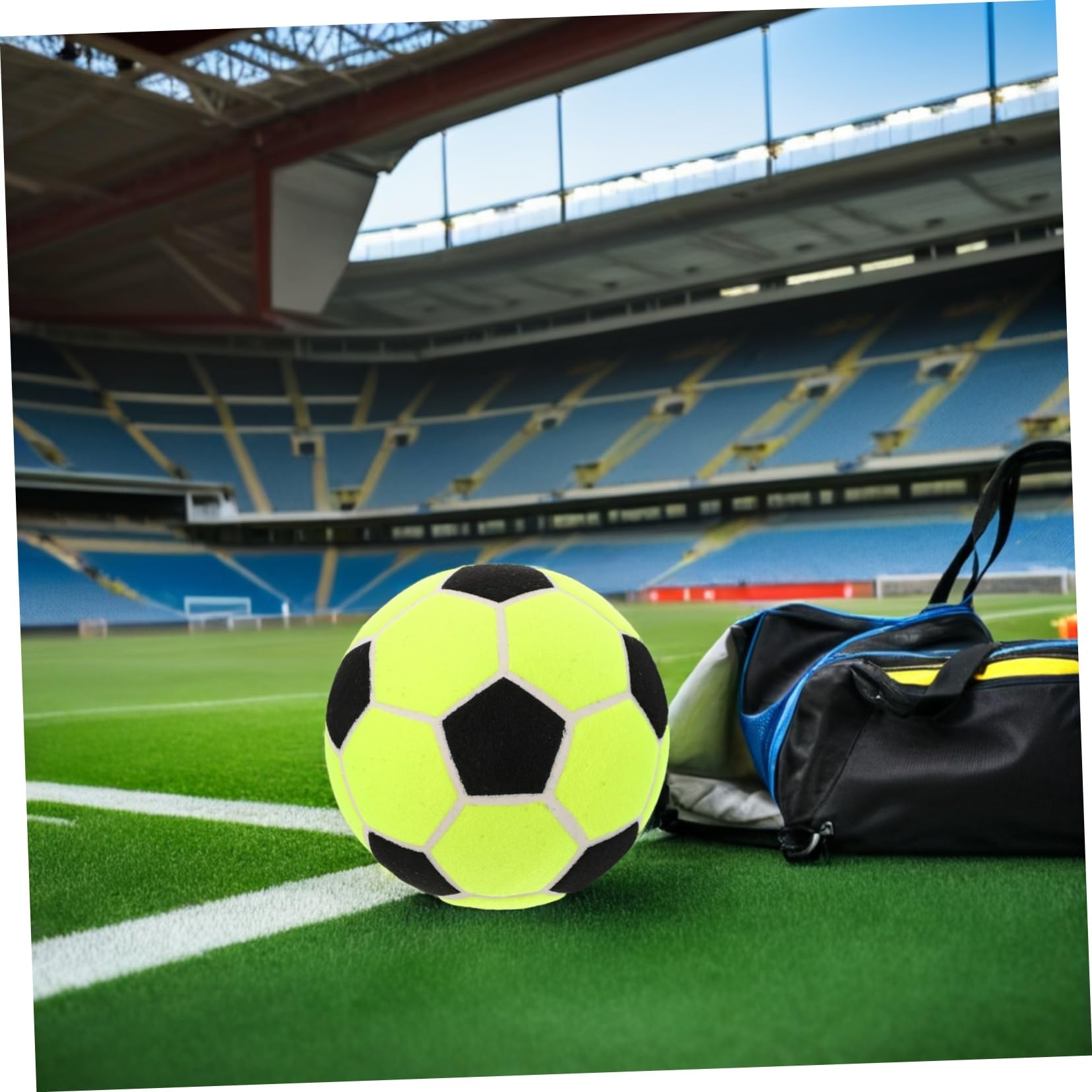 ERINGOGO Aufblasbarer Klettbarer Fußball Dartscheibe für Indoor und Verschiedene Umgebungen Leichter Gummi Filzfußball zur Verbesserung der Trainingsergebnisse