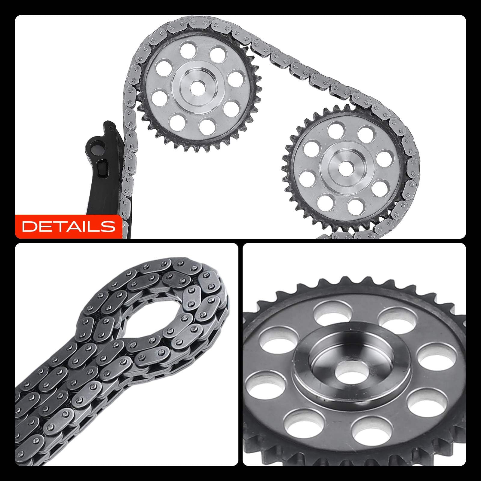 Frankberg Kit de cadena de distribución 03C109158A | Compatible con: Ibiza IV Sportcoupé 6J1 6P5, Polo 6C1 6R1, Habitación 5J7, Fabia II 542, Córdoba 6L2