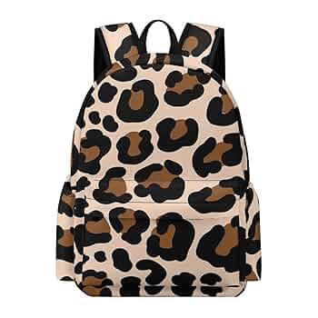 ヒョウ柄バックパック Amazon.co.jp: リュック 豹柄 ヒョウ柄 バックパック リュック
