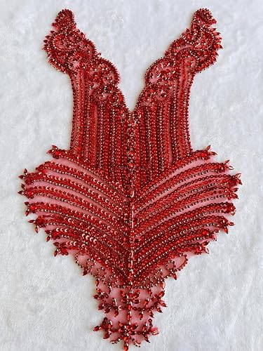 Miniatura 23 de Cuentas de piedras hechas a mano, parches de cristal brillantes para coser en diamantes de imitación, corpiño de encaje, accesorios para decoración