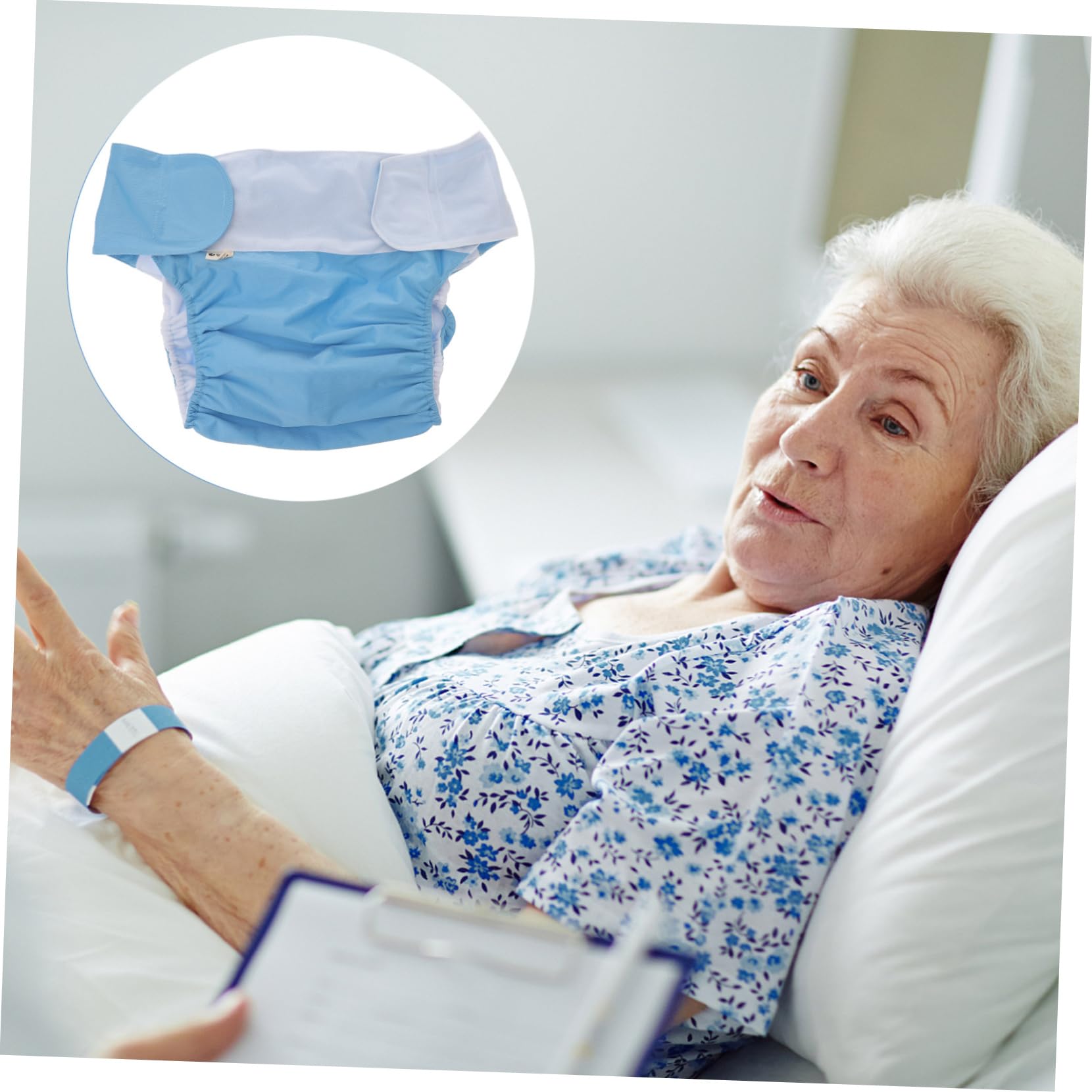Culotte pour Incontinence Adulte Lavable en Polyester, 2 Pièces