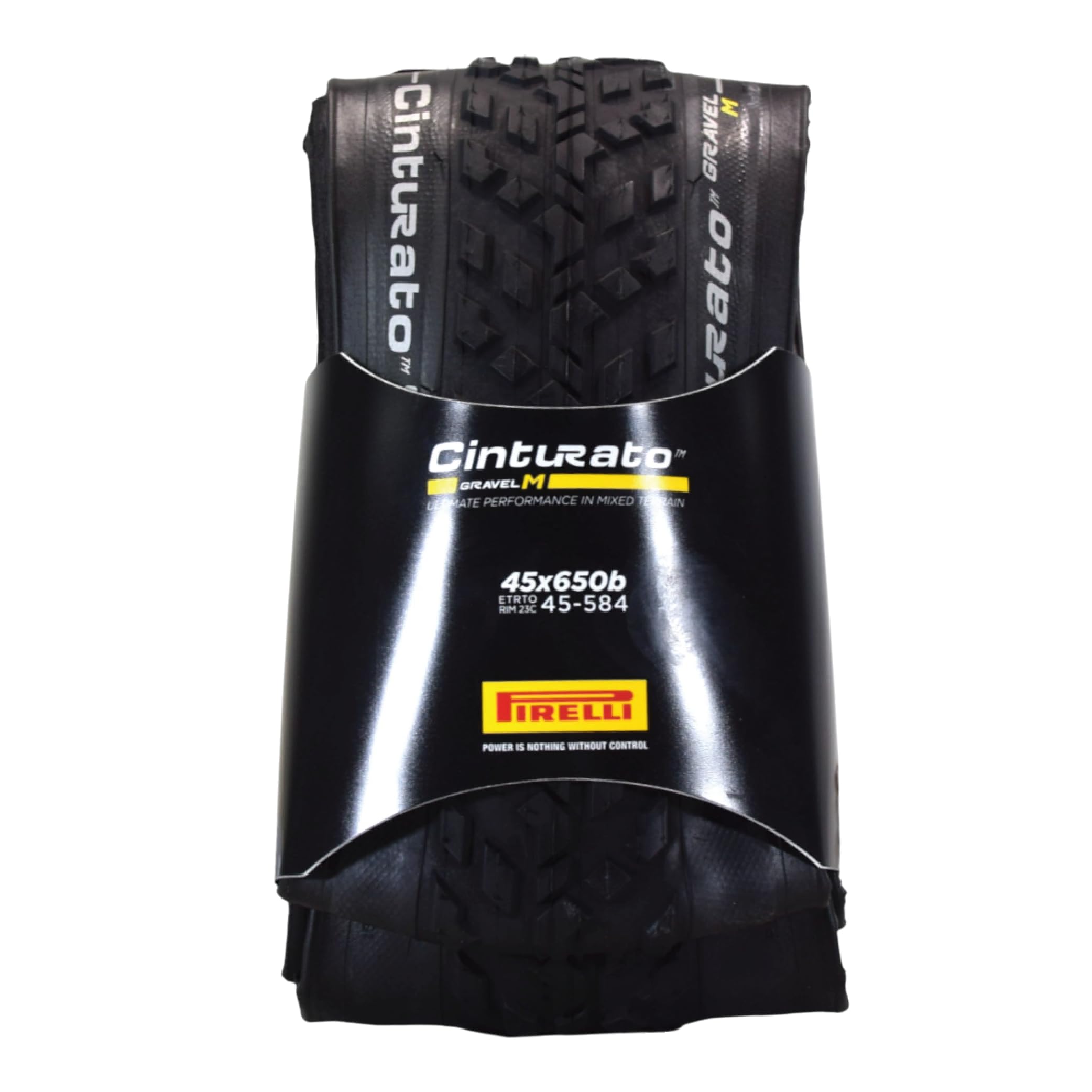 Pirelli Cinturato Gravel M Bike Tyre, Size 45-584, Black