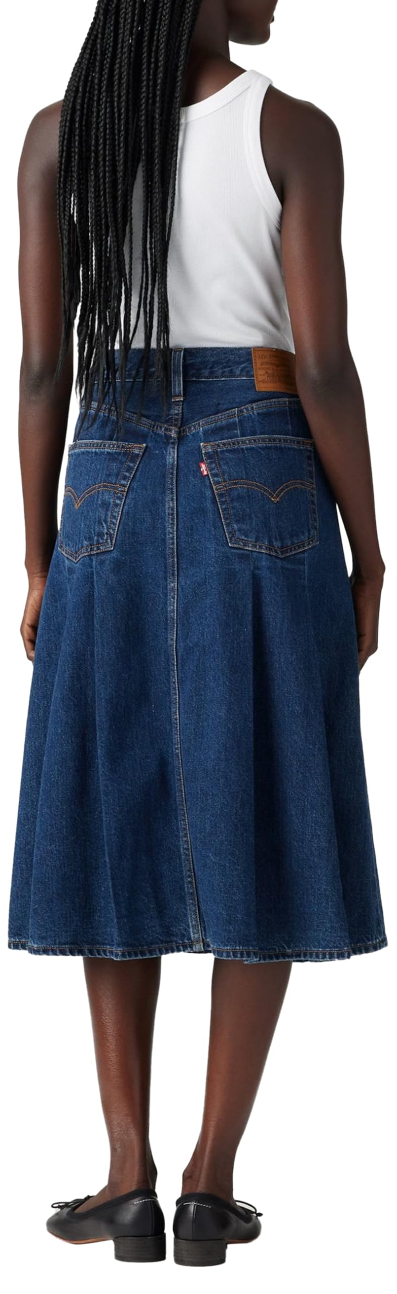 Levi's Pleated Midi Skirt Femme
