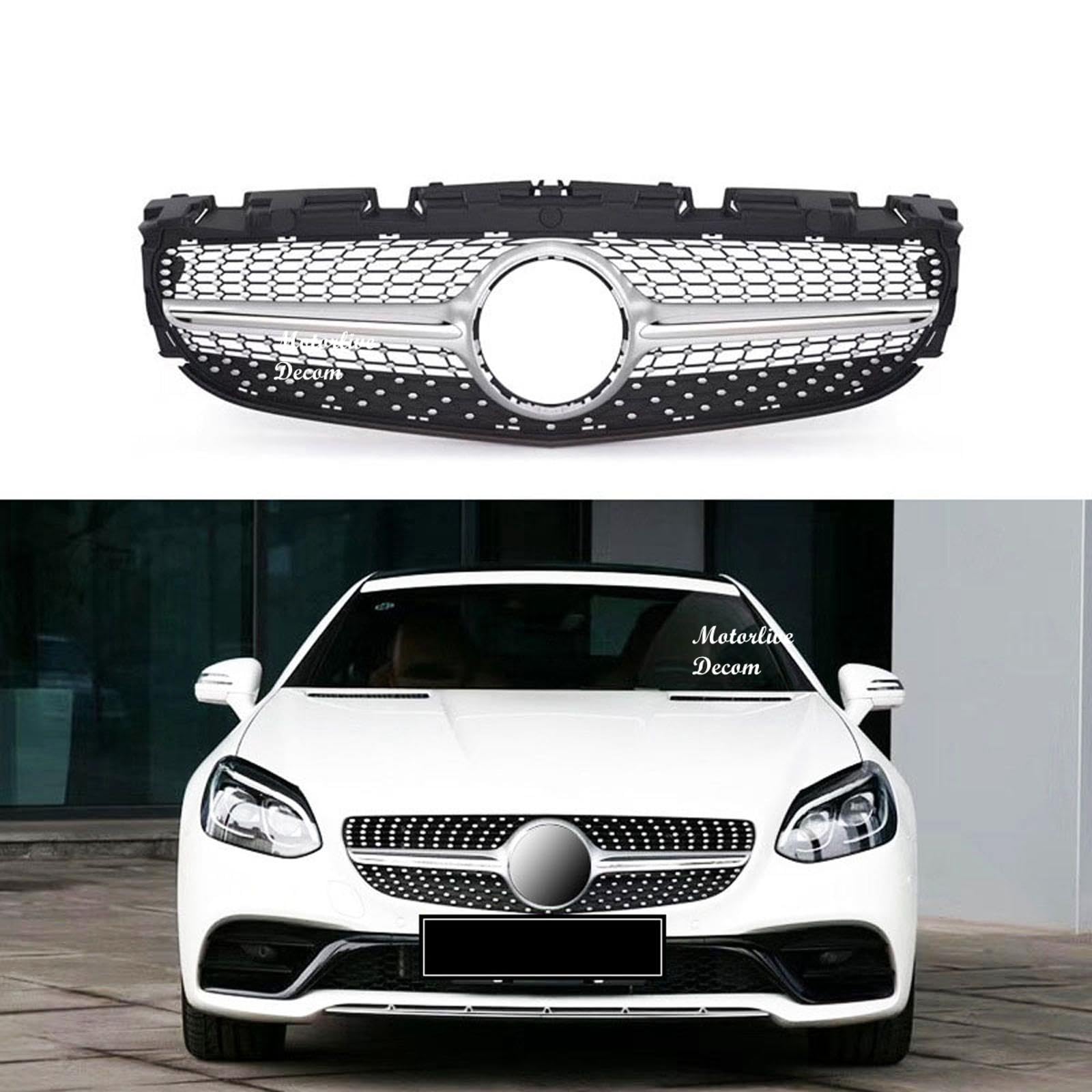 Mercedes-Benz SLC R172 純正フロントダイヤモンドグリル Amazon | Konforhomメルセデスベンツ互換 SLC R172 200 250 350