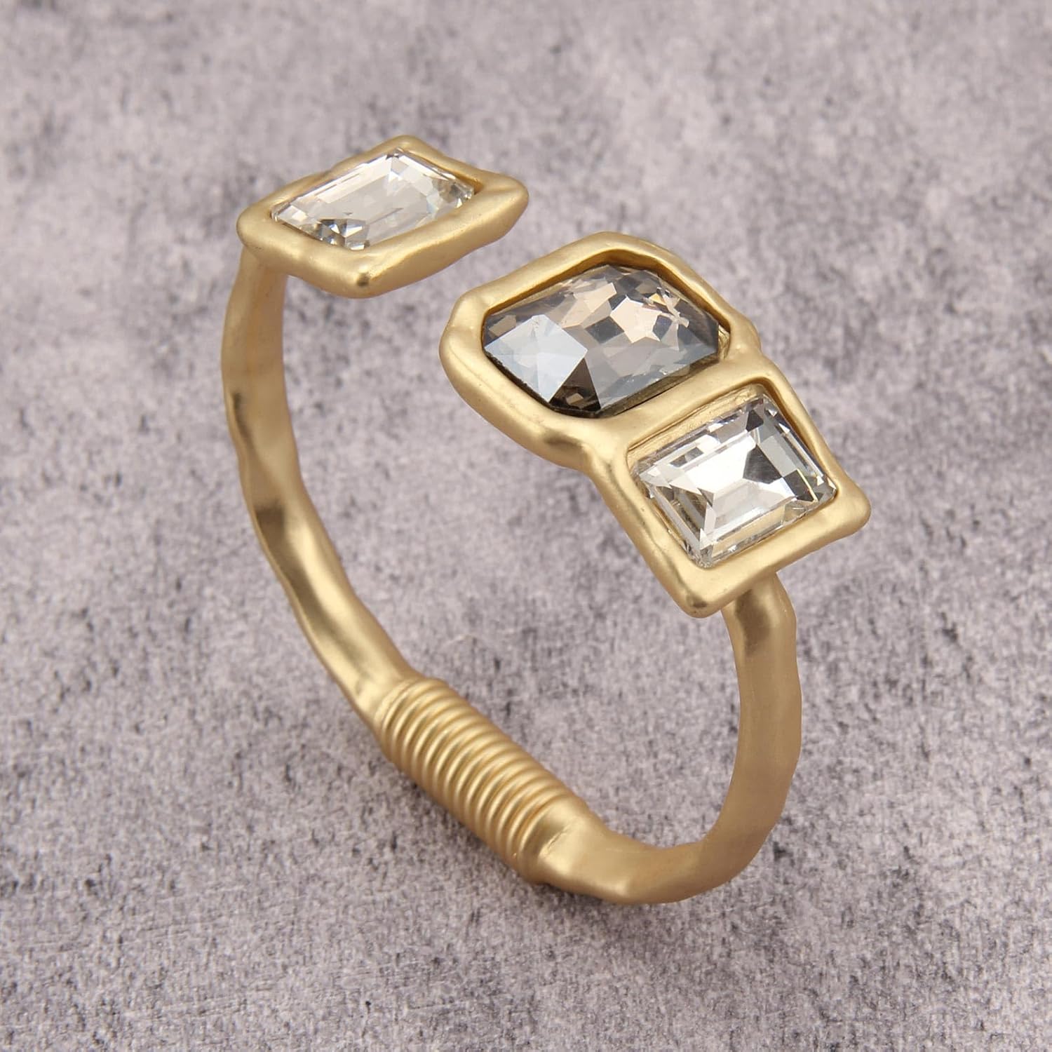 Chunky Gold Bracelet Trendy Gold Cuff Bracelets for Women Statement Silver Arm Cuffs Bangles Arm Punk Jewelry Accessories - Image 8