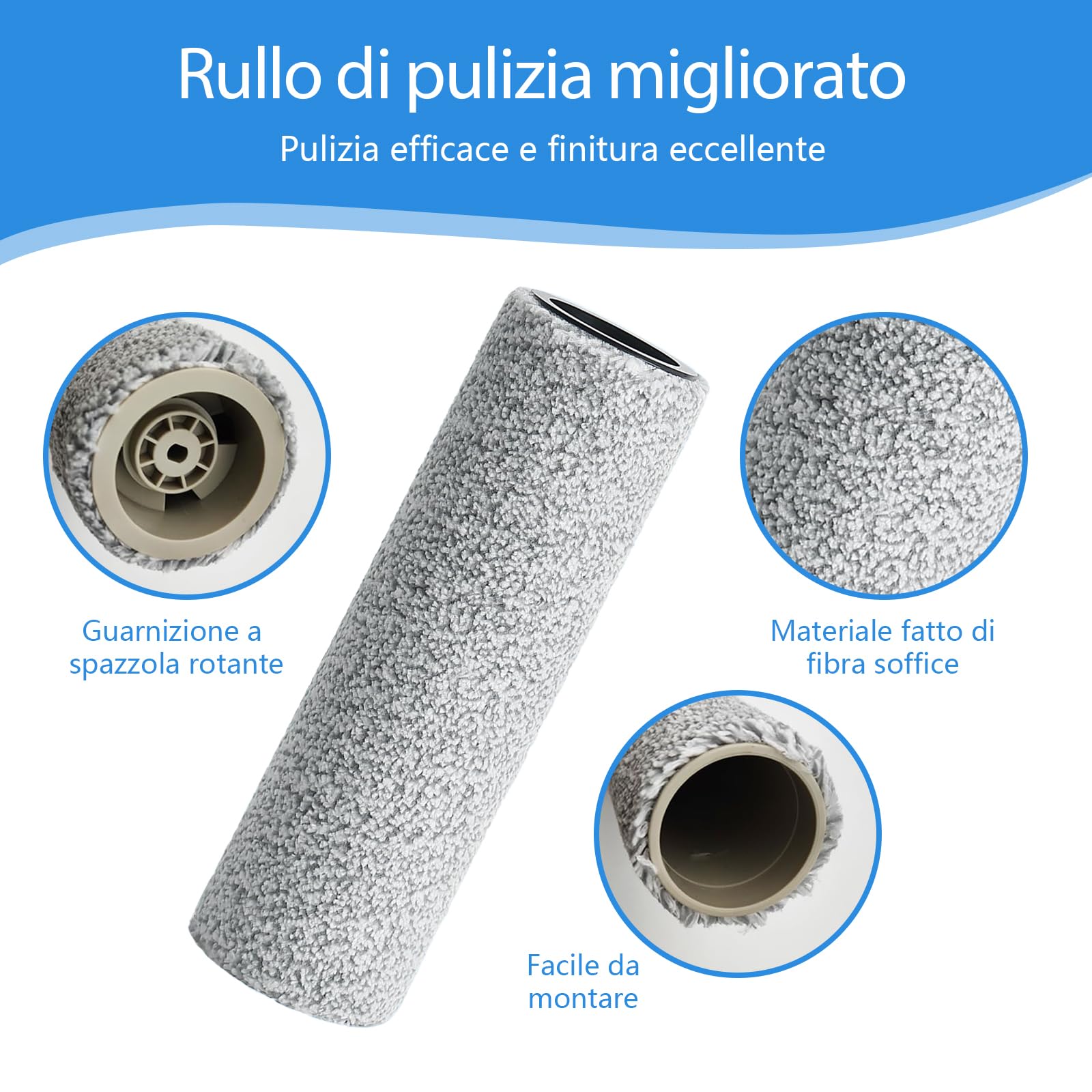 LOVOBO 22 pezzi per Ecovacs Deebot X8 PRO Omni robot aspirapolvere: 1 spazzola principale, 2 cuscinetti per spazzole a rullo, 6 filtri HAPE, 6 sacchetti per la polvere, 6 spazzole laterali