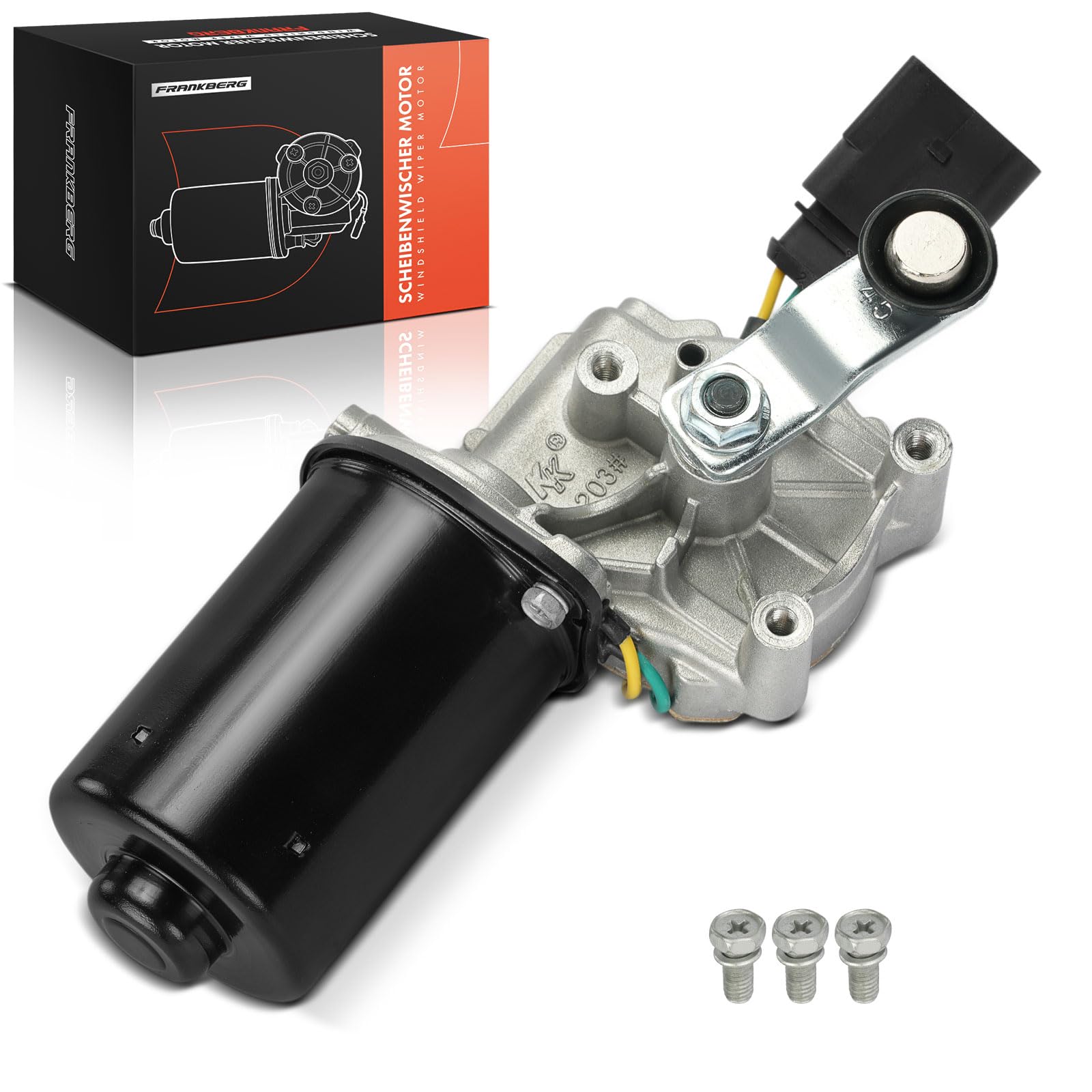 Frankberg Motor lenpiaParabrisas Parabrisas Delantero 12V 4-Polos Compatible con Polo AE1 AW1 BZ1 1.0L 1.5L 1.6L 2.0L 2017-2025 Replace# 2G1955023,2G1955113