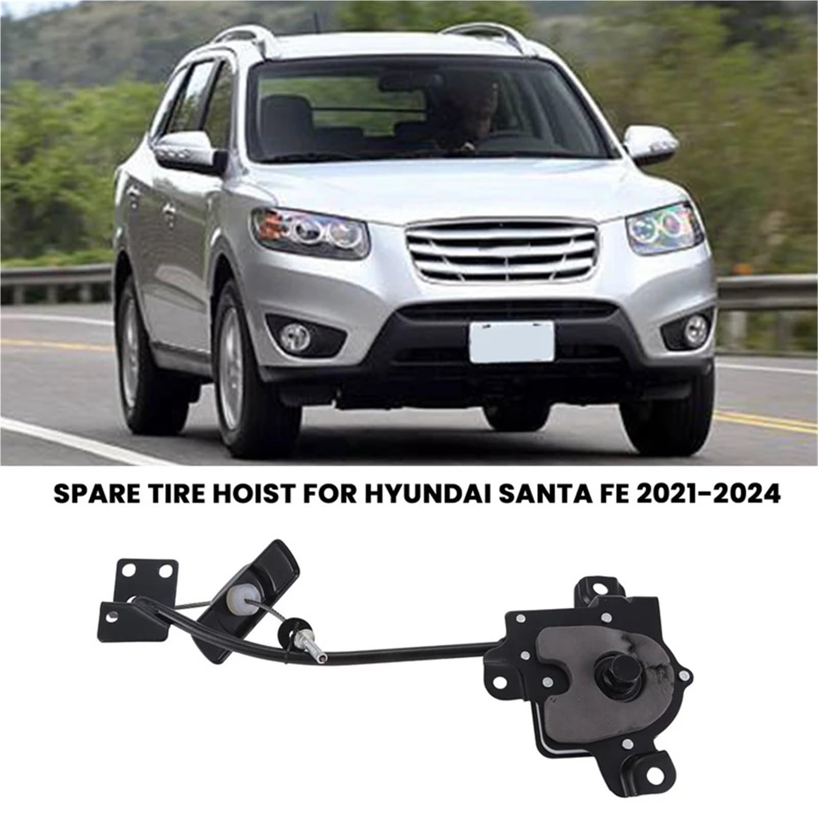 Wyciągarki 62800-P2000 Podnośnik koła zapasowego do samochodu HYUNDAI SANTA FE 2021-2024 1.6L Części zamienne Wyciągarka koła do opon