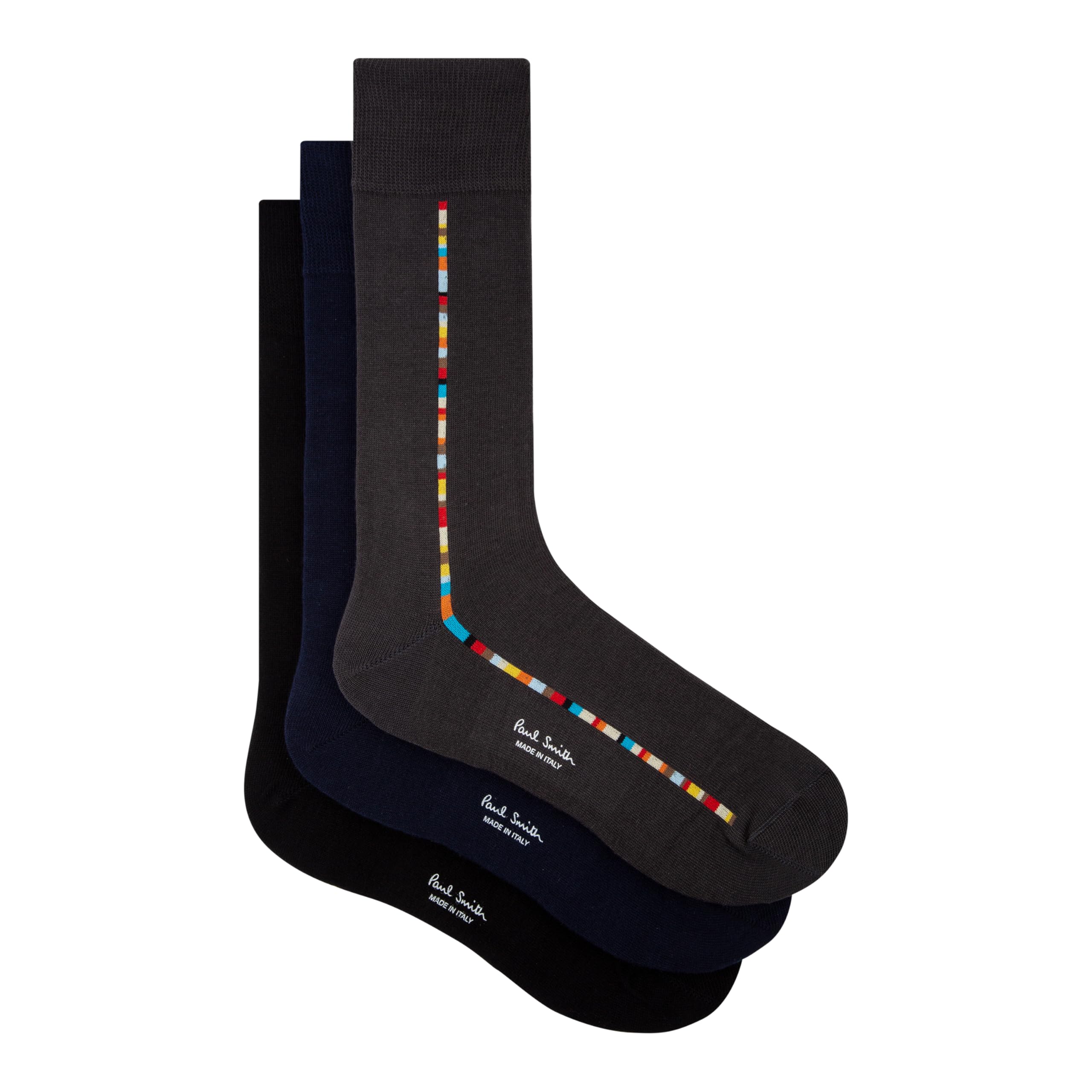 Paul Smith Men's Multicolor Stripe Vittore Socks 3 Pack Colour : Multi, Size : One Size