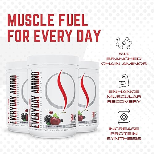 Miniatura 10 de Purus Labs Everyday Amino BCAA Powder  Amino Acids for Muscle Hydration & Recovery  Sugar Free & Gluten Free  30 Servings (Strawberry Lemonade)