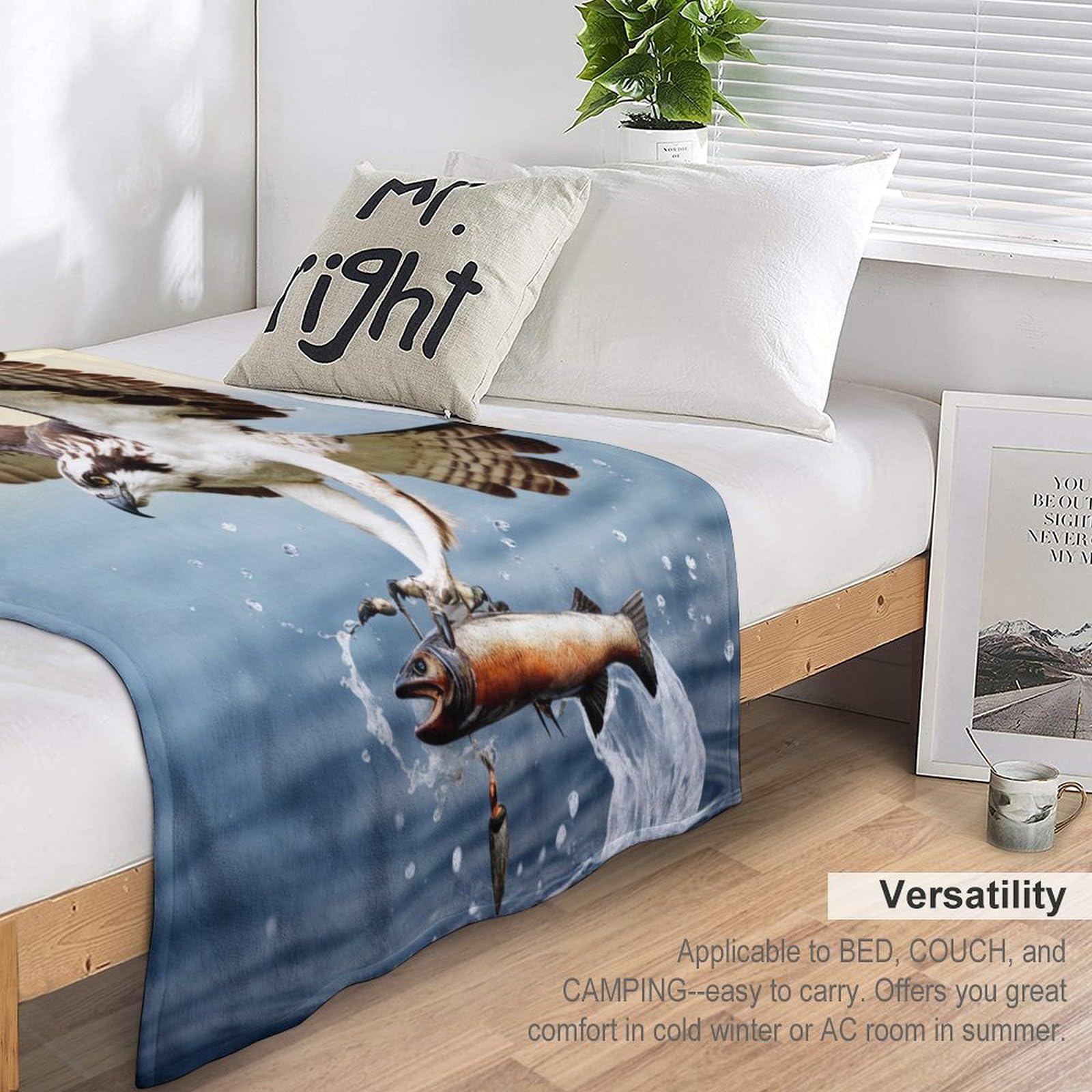 Adler Flannel Fleece Wohndecke Kuscheldecke Mikrofaser Decke 180×200cm