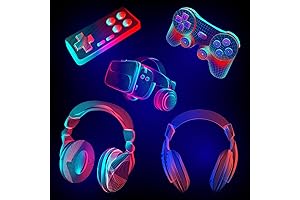 Gaming Wall Decals: Glow-in-the-Dark Controllers for Kids' Playrooms