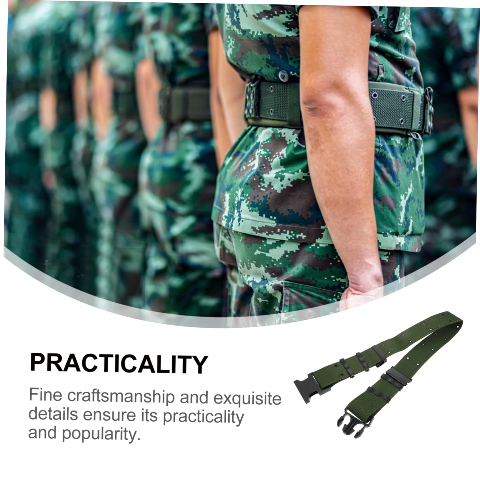 CONGARTENO Camping Waist Belt Training Belt 1pc Tear-resistant Lightweight for Fishing Outdoor Activities