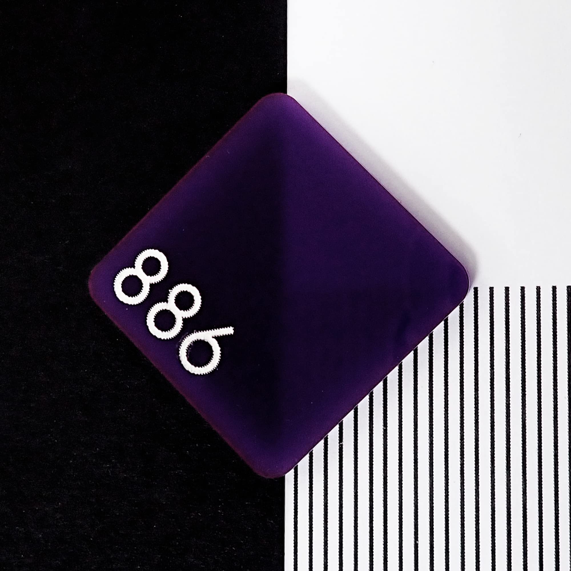 Perspex 886 Violet Cast Acrylic Sheet - 297x210x3mm, A4, Purple
