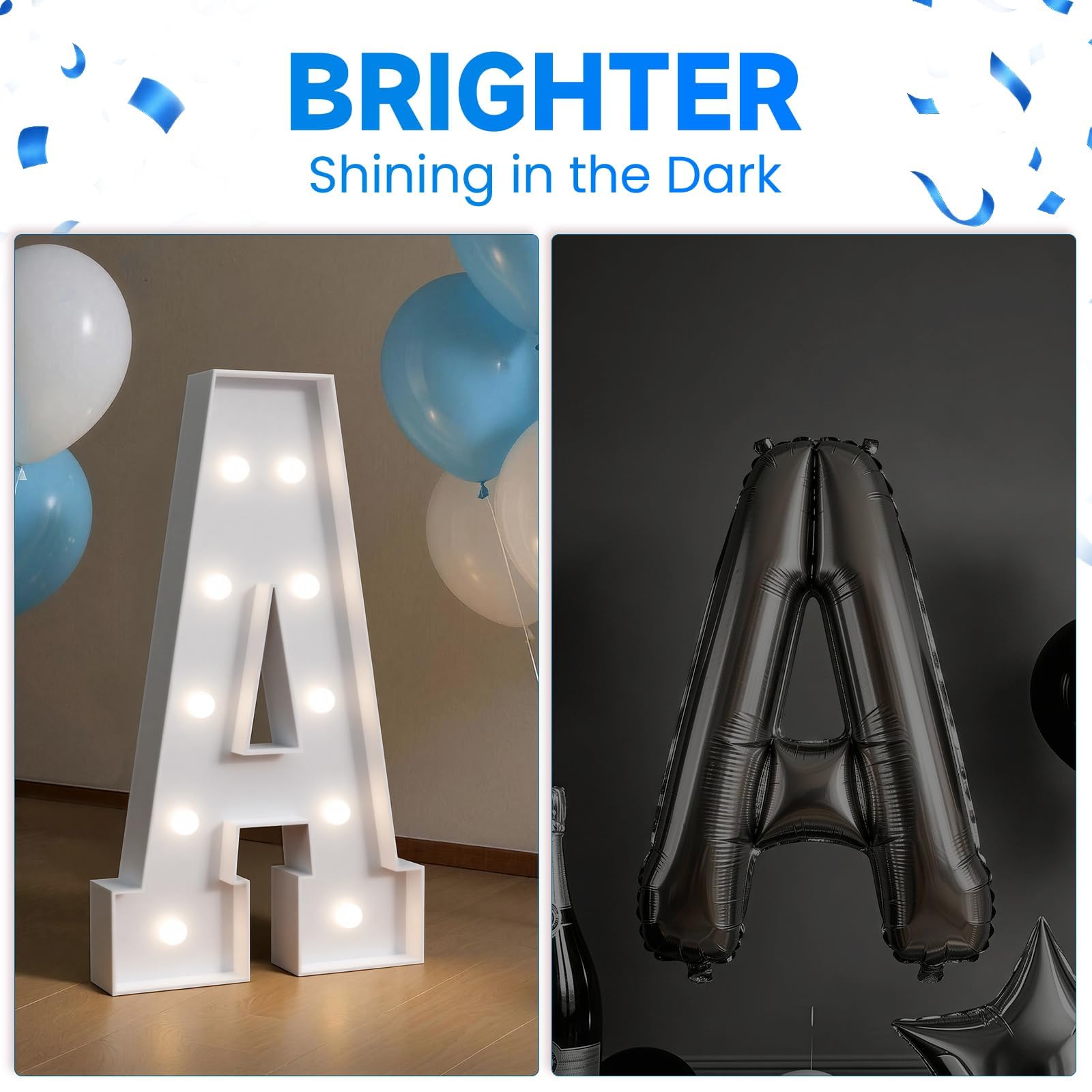 Chłodna biała świecąca lampa LED z literą N, 2,3 FT oświetlenie alfabetu markizy, wielokrotnego użytku DIY kombinacja lampka nocna do pokoju, estetyczne święto, urodziny, ślub, dekoracja