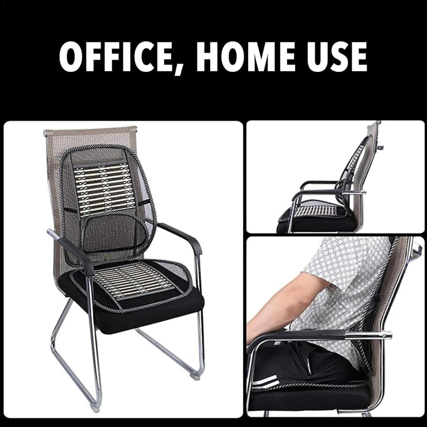 涼しい 車シートカバー シートクッション 夏用 通気性 自動車を腰靠 籐形デザイン 背もたれ 夏 クッション 座布団 車のシート オフィス椅子用 マット暑さ対策 背当て腰痛予防 前座席用 暑さ対策 クール 車用クッション 背もたれクッション L字型カバー カーシートクッション カー用品 夏用クールシートカバー 夏に最適 (A)