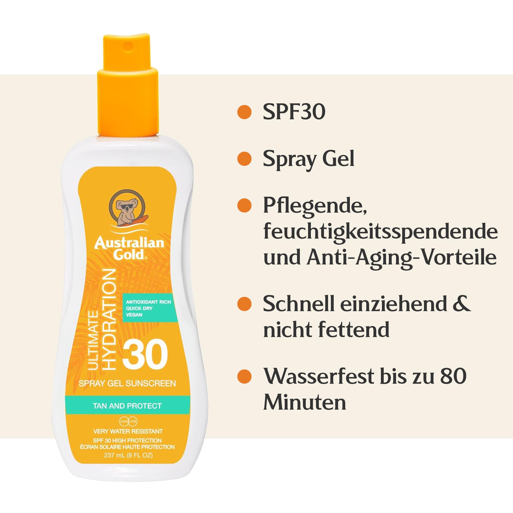 SPF 30 żel w sprayu