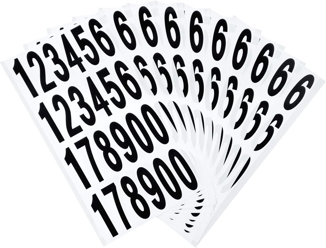 YOLCAR 10 Pack Number Stickers Mailbox Letters and Numbers