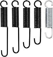 Fkewp 5PCS Heavy Duty Motorcycle Side Stand Springs Kit 75-120mm Universal Kickstand Springs for Scooters E-Bikes Motorbikes