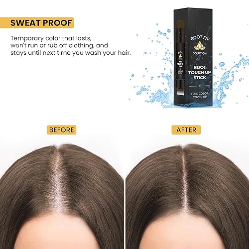 Miniatura 9 de Barra de tinte para retoque de raíces para cobertura de canas, corrector instantáneo de puntos calvos para grises y raíces, productos profesionales