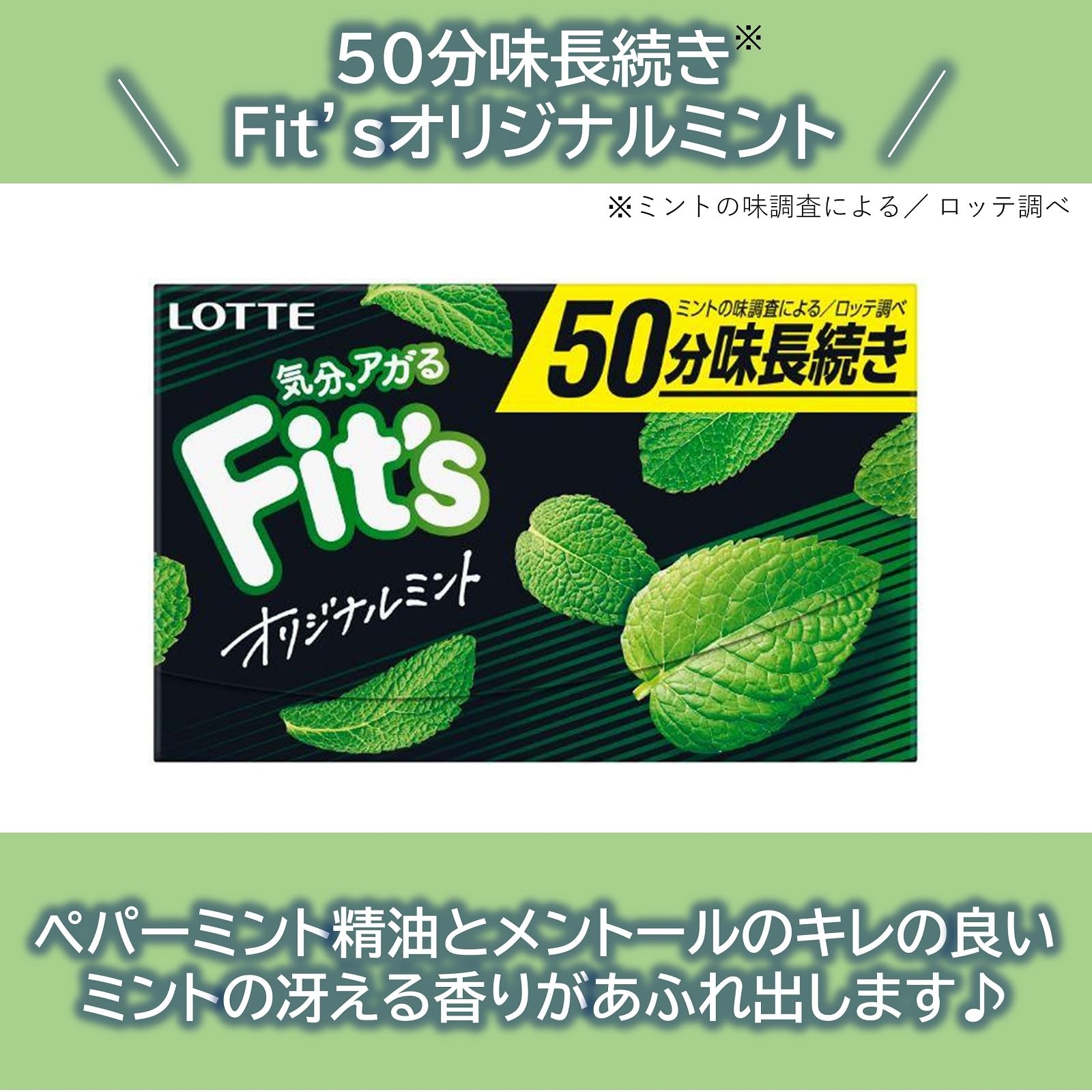 Amazon.co.jp: ロッテ フィッツ(オリジナルミント) 12枚 ×10個 : 食品