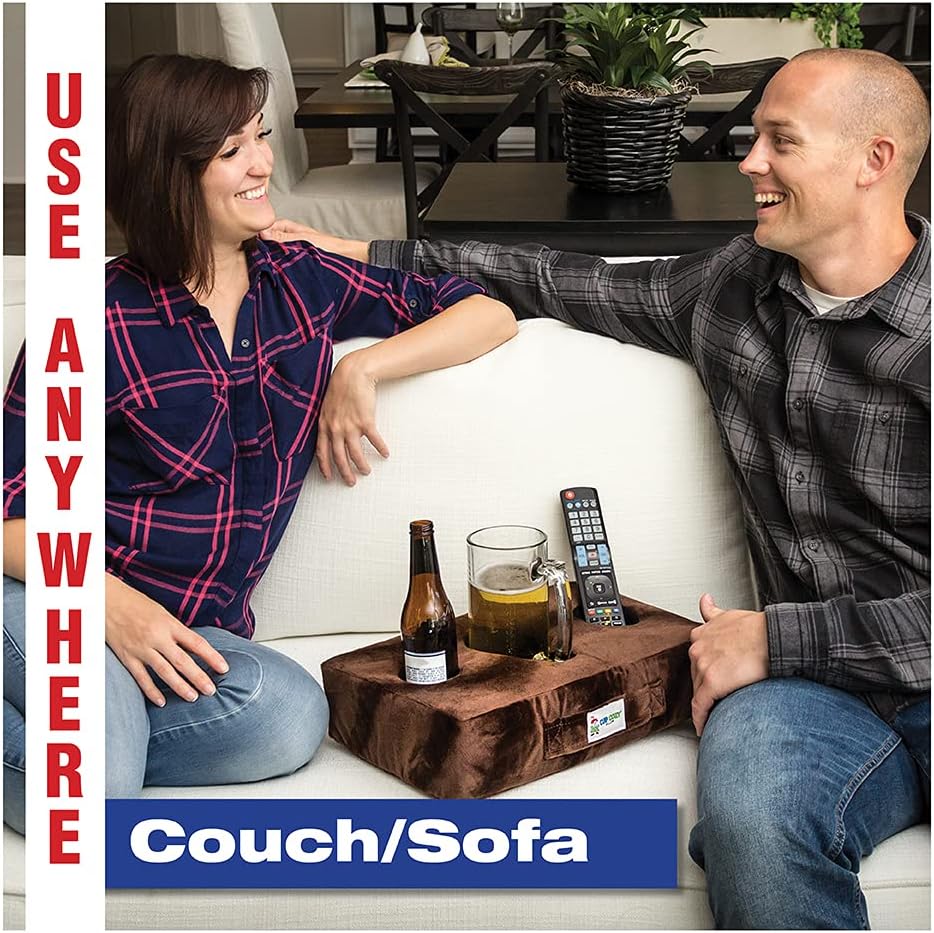 Cup Cozy Pillow prevent anywhere Couch Image