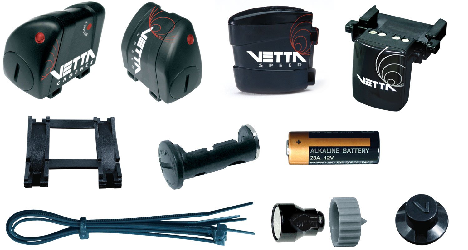 VETTA Active WL2 x kabellose Speed und Cadence MOUNTING KIT V100 Serie Fahrrad Computer Sport & Freizeit