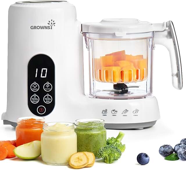 25 Lunch Ideas for 12-Month-Old Babies That Are Nutritious and Simple 136 GROWNSY Baby Food Maker with Steam Basket, One Step Baby Food Processor ...