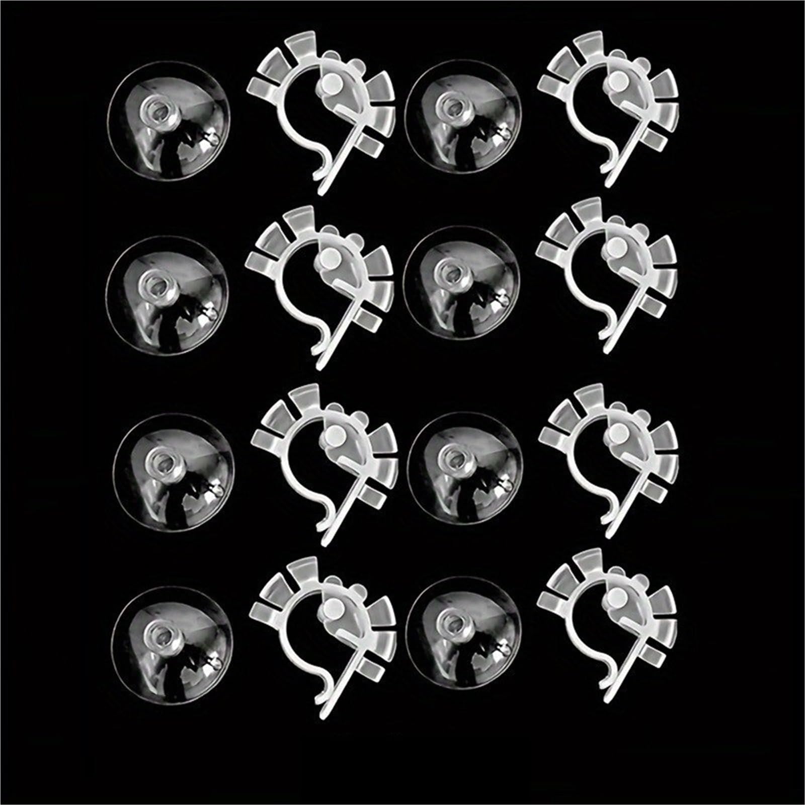 Lot de 30 supports de tube d'entrée et de sortie d'aquarium - Clip de fixation en forme de U - Pour tuyau de 4 à 6 mm